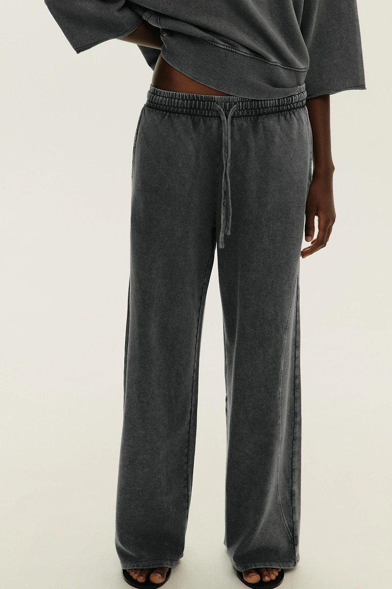 WASHED EFFECT PANTS
