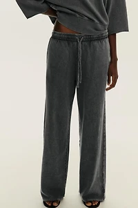 WASHED EFFECT PANTS
