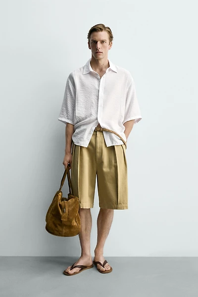 CHEMISE FLUIDE TEXTURÉE