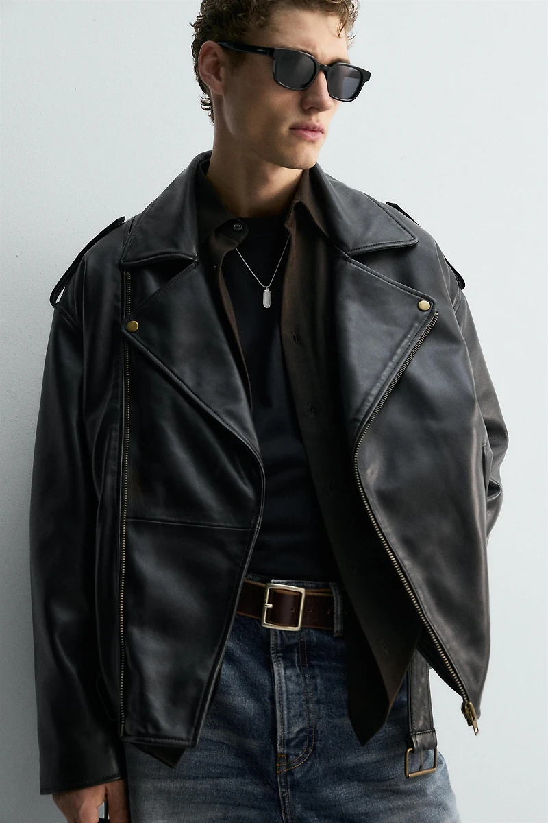 LIMITED EDITION LEATHER BIKER JACKET