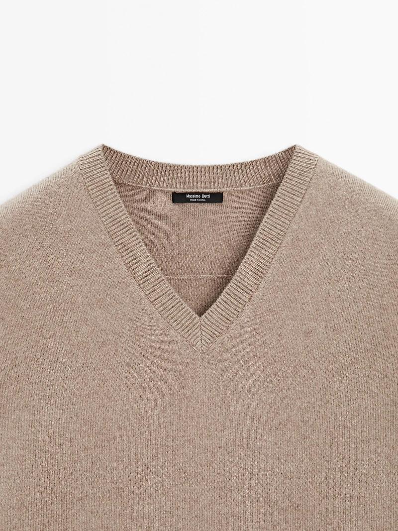 Veste sans manches laine en maille