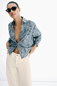 CHEMISE BRODERIES PERFORÉES