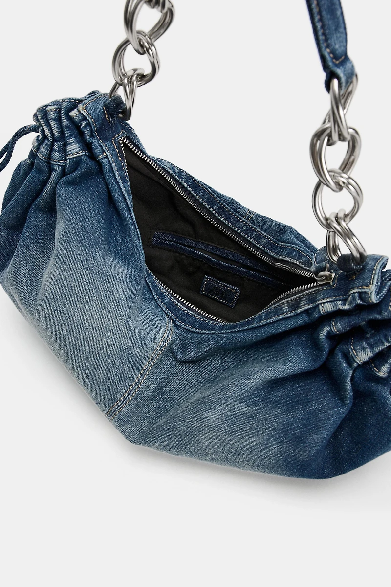 DENIM SHOULDER BAG
