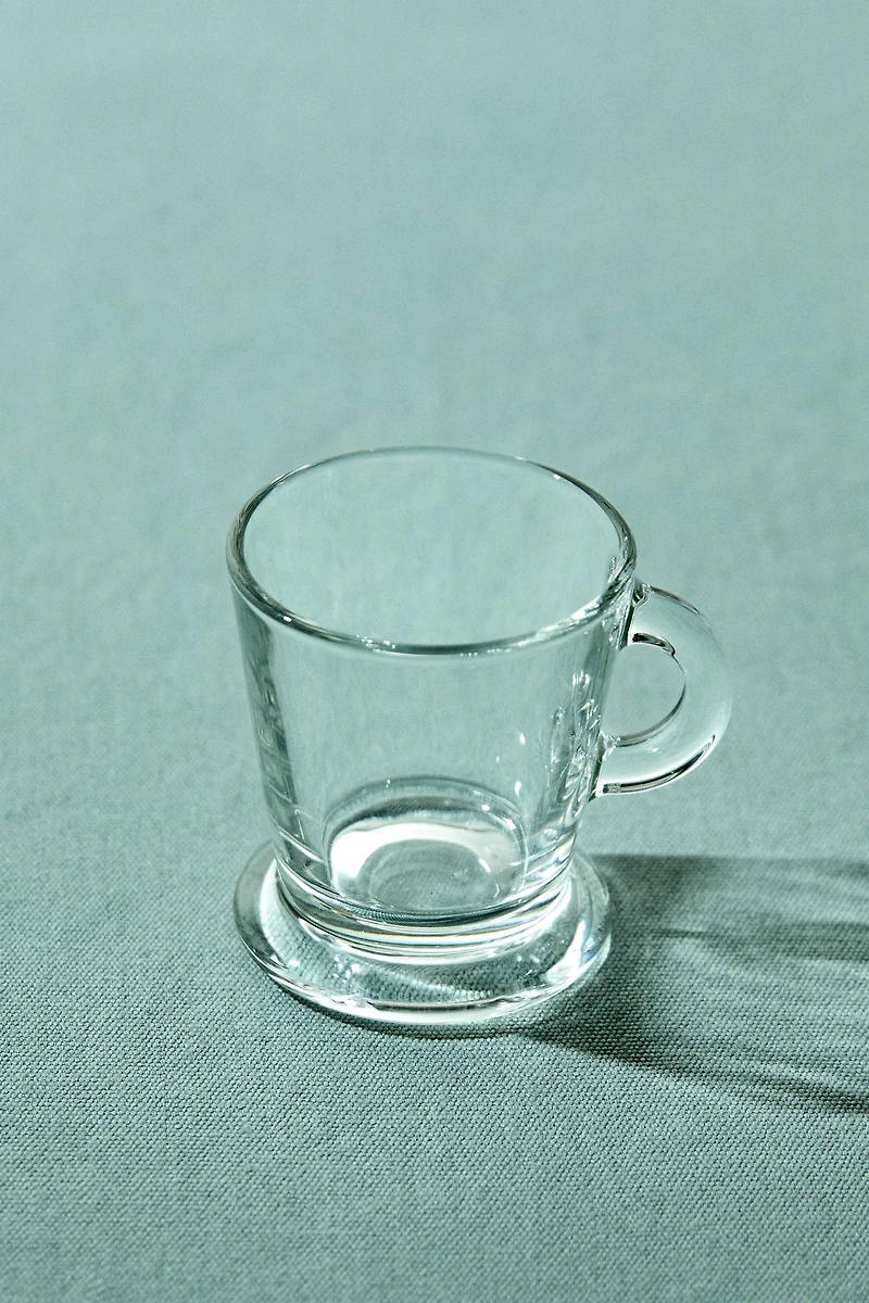 TRANSPARENT GLASS ESPRESSO CUP