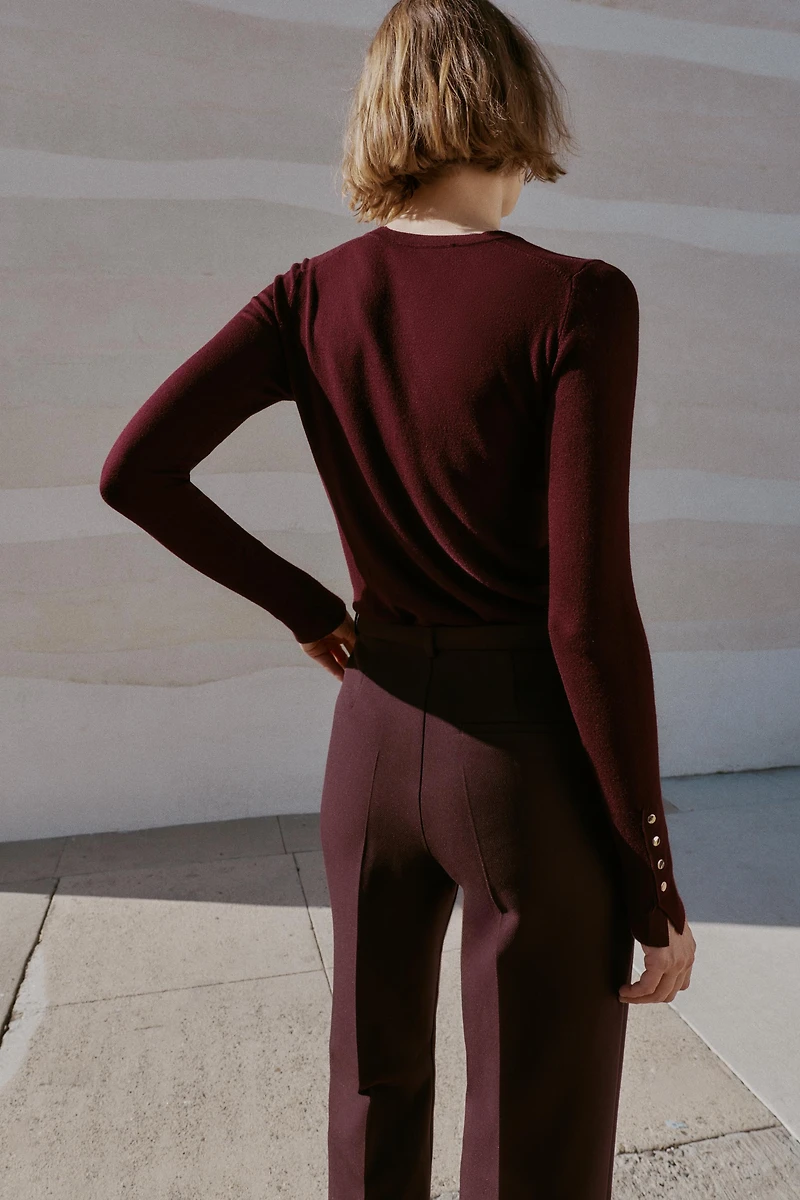 BASIC PLAIN KNIT JUMPER