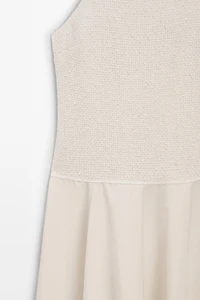 Long contrast dress