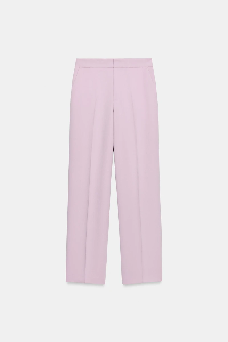PANTALON DROIT TAILLE HAUTE