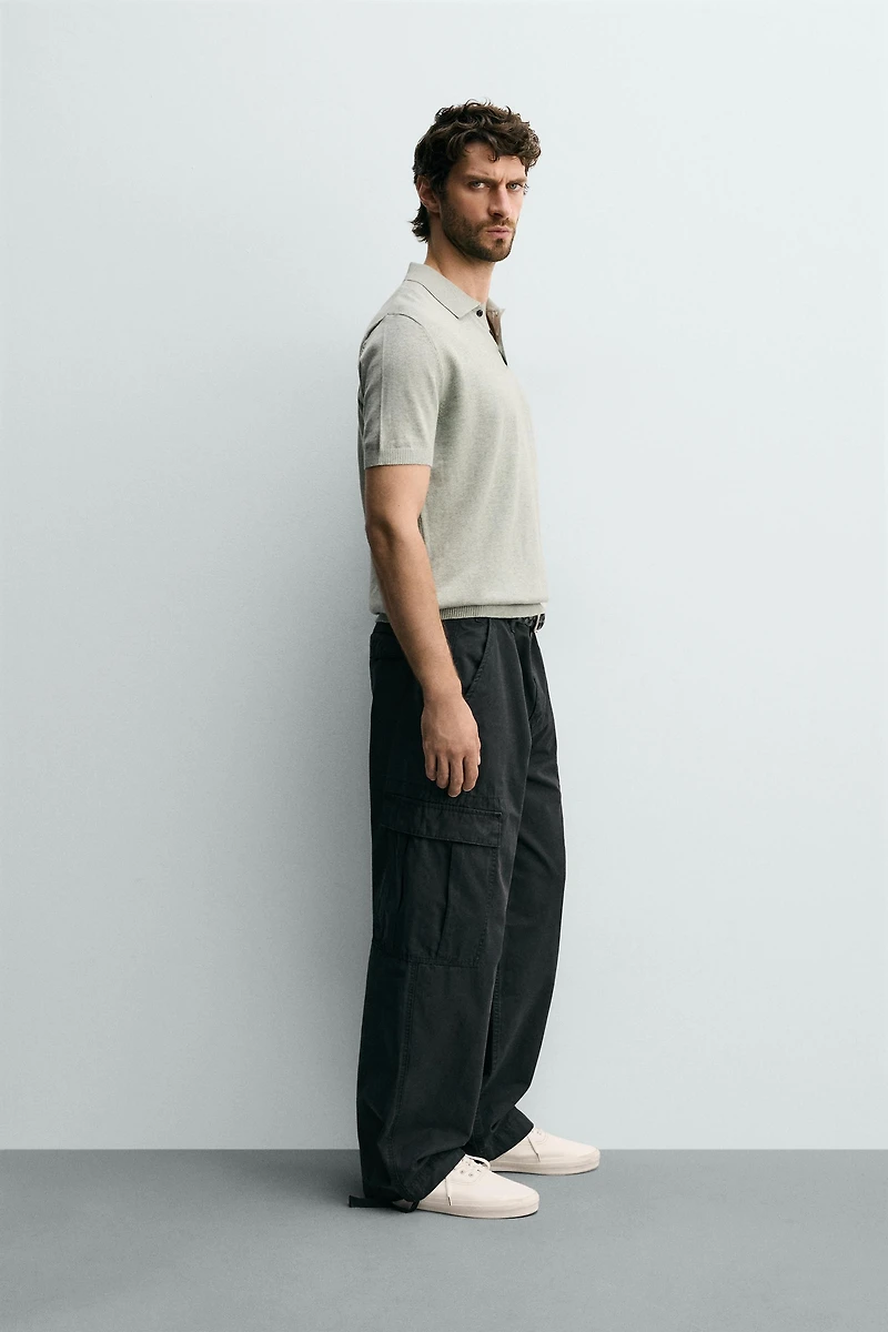 REGULAR FIT TEXTURED KNIT POLO
