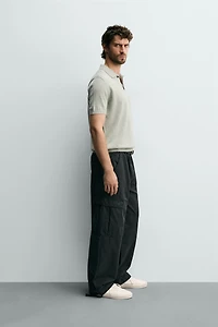 REGULAR FIT TEXTURED KNIT POLO
