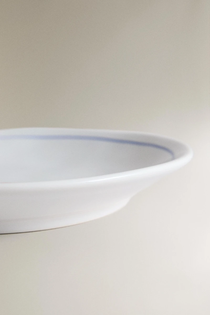 MARINE ANIMAL STONEWARE SIDE PLATE