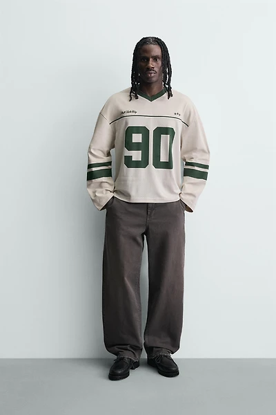 AMERICAN FOOTBALL PRINT T-SHIRT