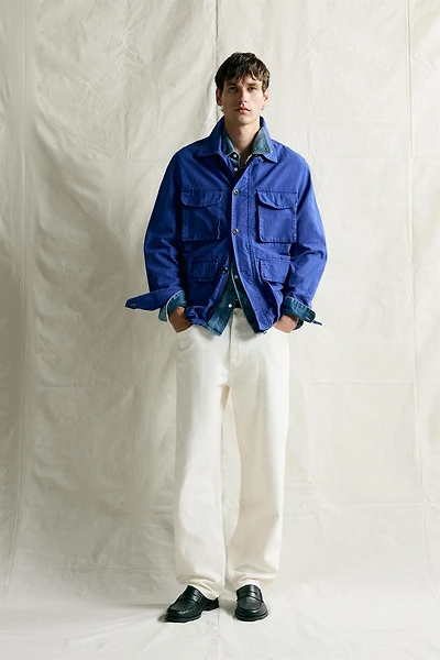 RELAXED-FIT UTILITY POCKET JACKET