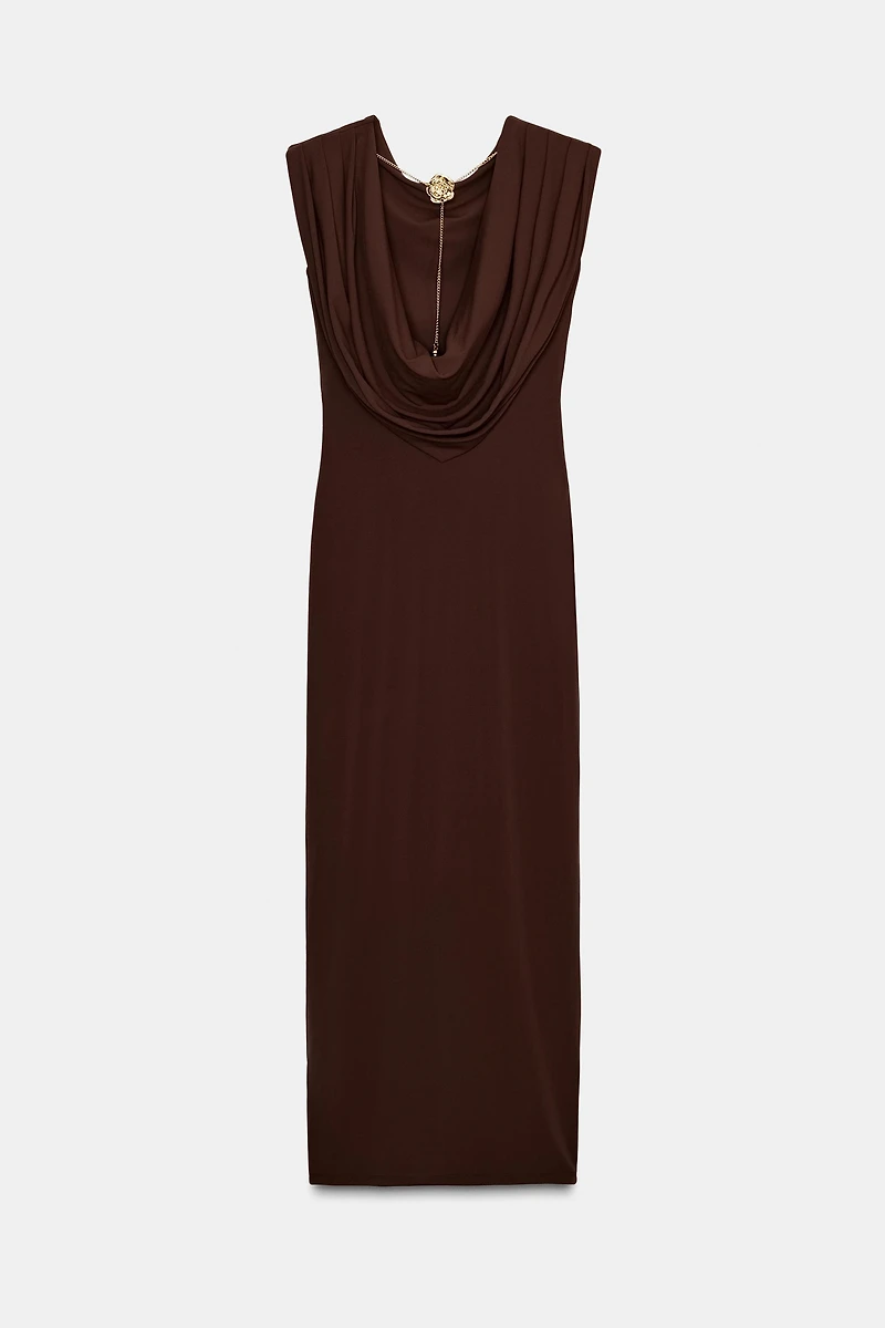 CHAIN OPEN BACK DRESS