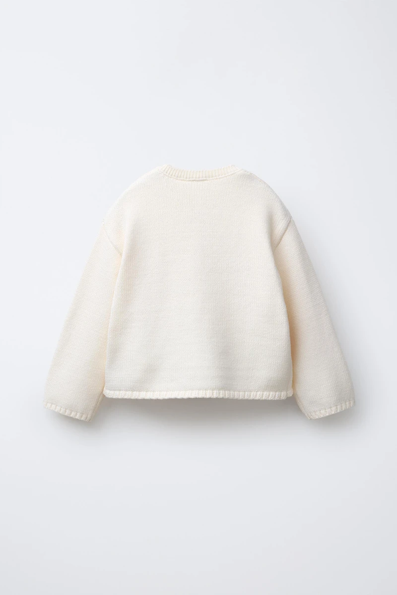 HEART POCKET CARDIGAN