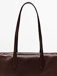 Sac satchel en cuir nappa