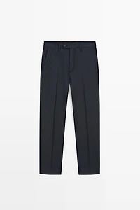 100% wool suit trousers