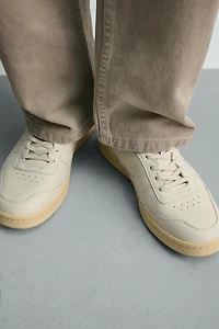 RETRO LEATHER SNEAKERS