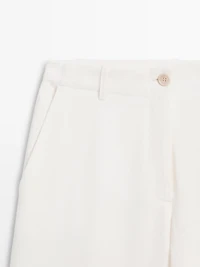 Pantalon de costume en lin