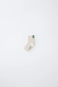 CLOVER PRINT KNEE SOCKS