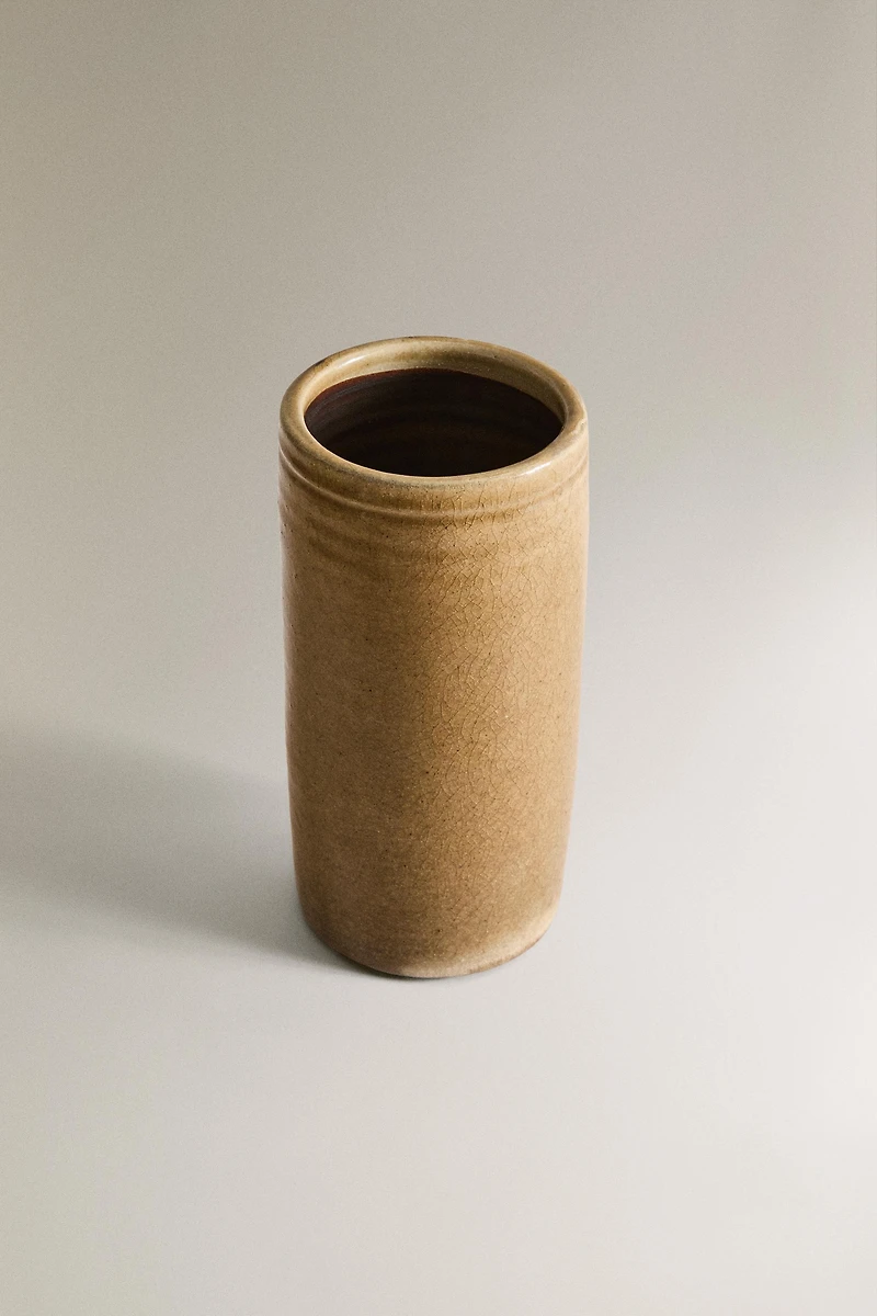 TALL CYLINDRICAL VASE