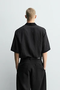 RELAXED FIT TEXTURED SHIRT