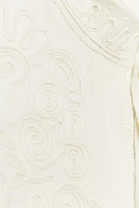 ZW COLLECTION FRINGED EMBROIDERED VEST