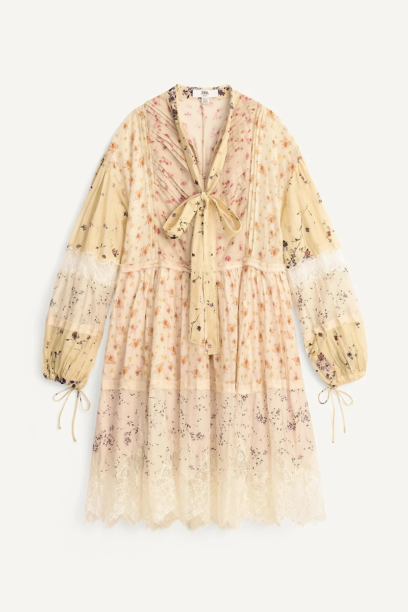 LIMITED EDITION PRINTED PATCHWORK DRESS