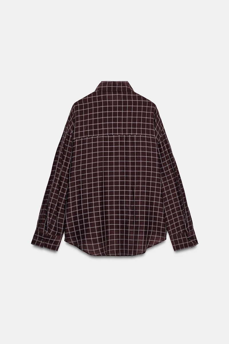 OVERSIZED PLAID SHIRT