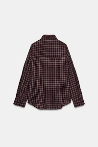 OVERSIZED PLAID SHIRT