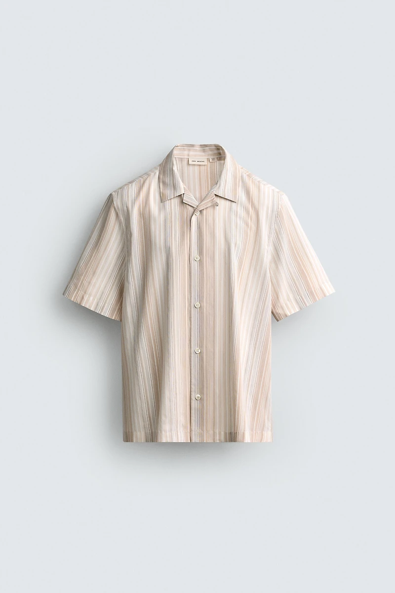 REGULAR FIT STRIPED SHIRT