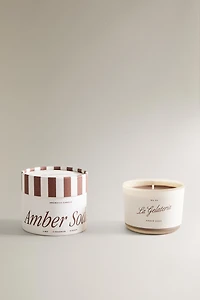 (150 G) AMBER SODA SCENTED CANDLE