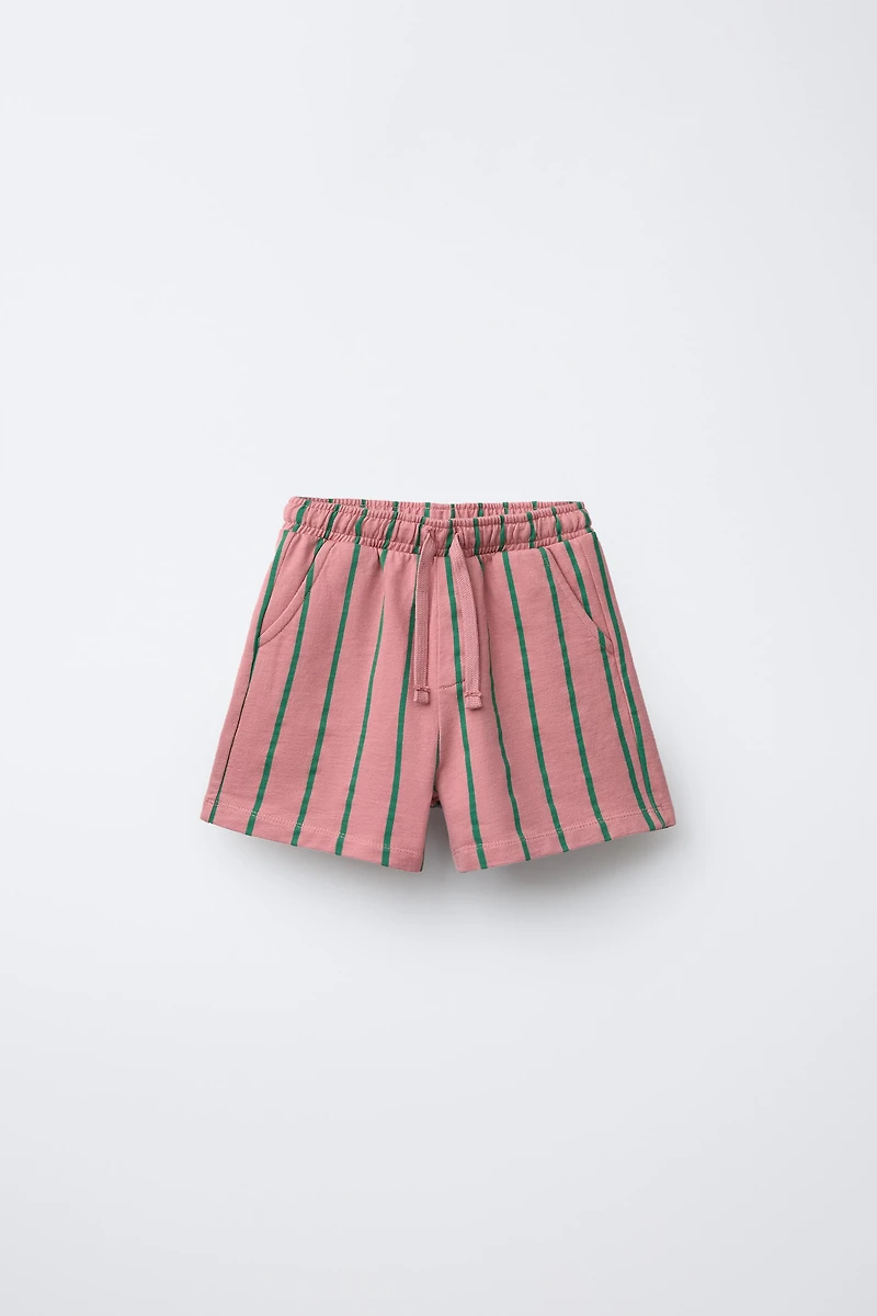 BERMUDA À RAYURES