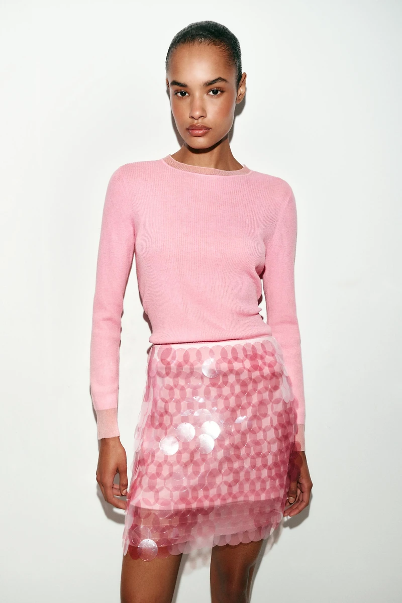 SEQUIN MINI SKIRT