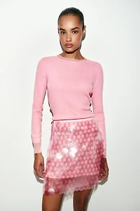 SEQUIN MINI SKIRT