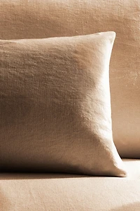 WASHED LINEN THROW PILLOW COVER