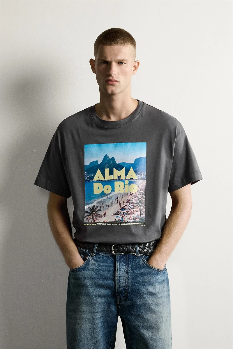 RIO GRAPHIC RELAXED FIT T-SHIRT