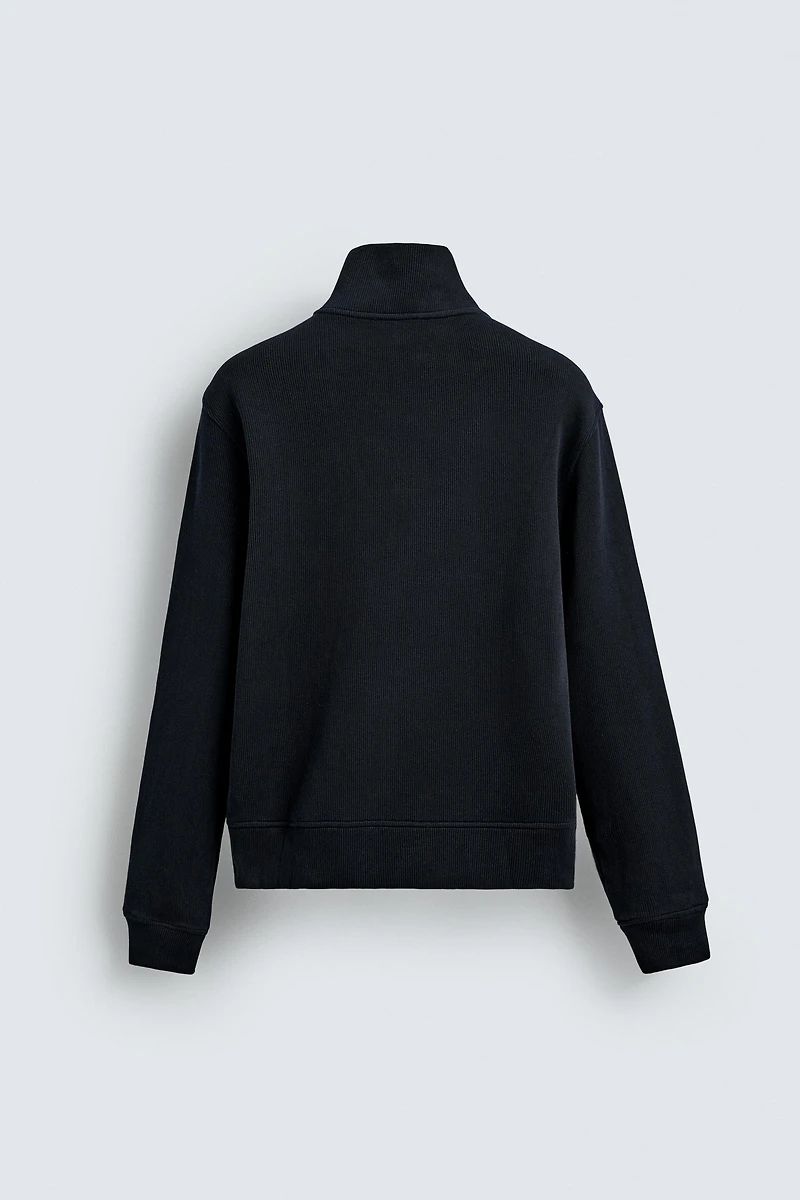VESTE CANNELÉE INTERLOCK