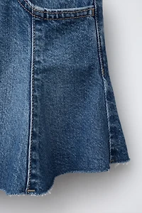 JUPE EN DENIM EFFRANGÉE