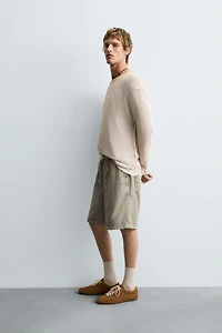 WASHED RELAXED FIT SHORTS