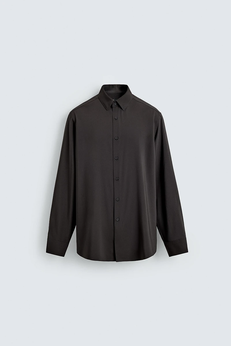 LIMITED EDITION FLOWY WOOL SHIRT