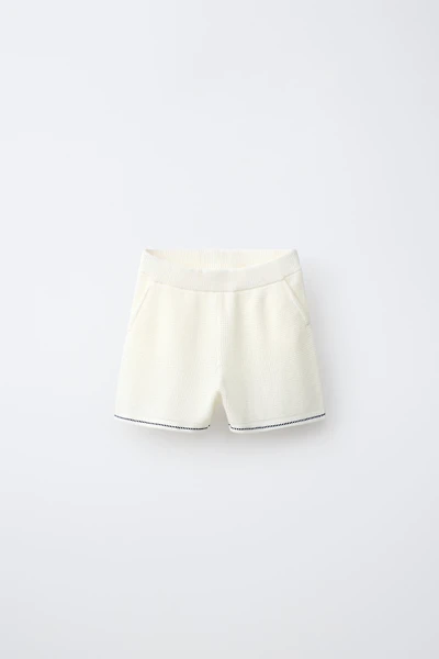 WAFFLE KNIT SHORTS