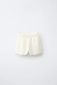 WAFFLE KNIT SHORTS