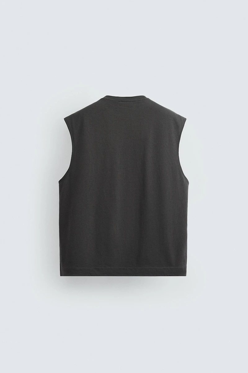EMBROIDERED PRINT TANK TOP © OTIS KWAME KYE QUAICOE