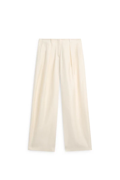 Wide-leg trousers with pleated details - LIMITED EDITION