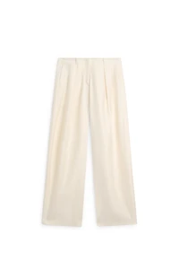 Wide-leg trousers with pleated details - LIMITED EDITION