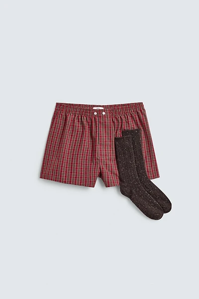 LOT BOXER + CHAUSSETTES