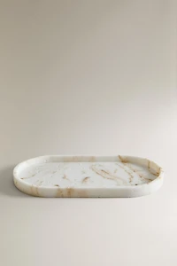 PLATEAU SALLE DE BAIN IMITATION MARBRE