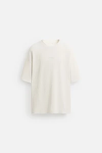 VERTICAL TEXTURED T-SHIRT