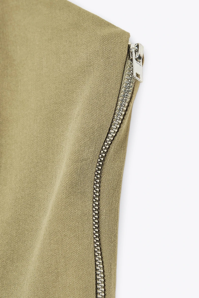 STRAPLESS FULL-LENGTH JUMPSUIT