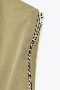 STRAPLESS FULL-LENGTH JUMPSUIT